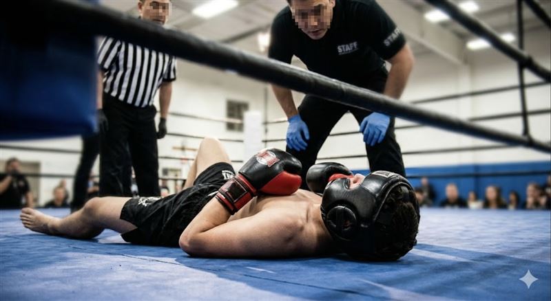 30歲工程師為圓夢練拳,卻在進行格鬥賽後顱內出血死亡。(示意圖/AI生成)