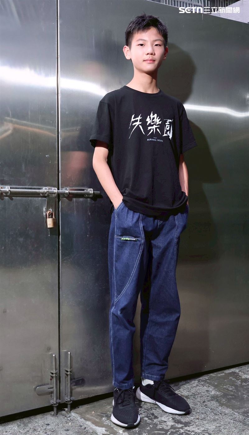 洪君昊小小年紀已有多部作品經歷。（圖／記者田俊彥攝影）