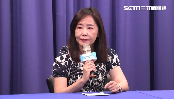 國民黨文傳會主委尹乃菁回應AIT。（圖／翻攝畫面）