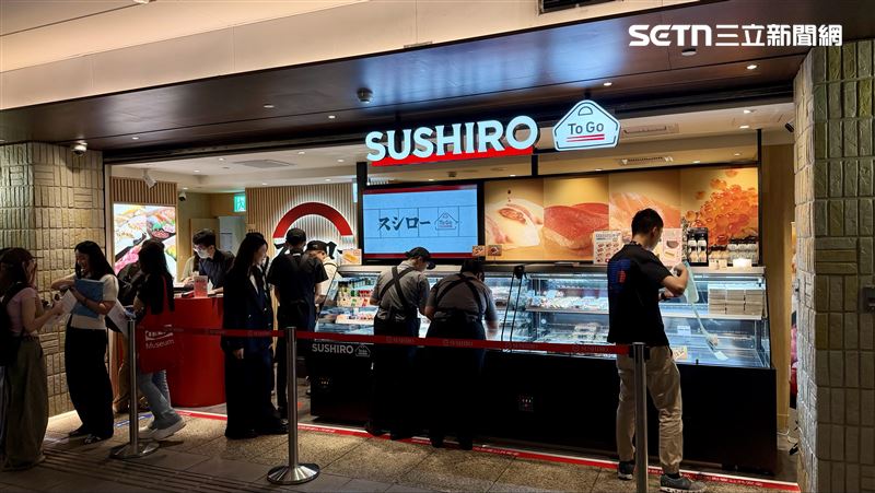 台灣壽司郎全台首間外帶專門店「SUSHIRO To Go TOGO站前店」。(圖／記者賴俊佑攝影）