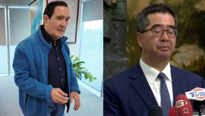 馬英九稱，真的沒有想到蕭旭岑跟王光慈，「他們會出賣我到這個地步」。對此，蕭旭岑表示，「我不回應，覺得很難過」（組合圖／翻攝畫面）