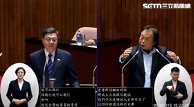 王世堅質詢卓榮泰。（圖／翻攝畫面）
