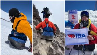 軍人雙腿全沒　用手奮力登頂8848公尺高山