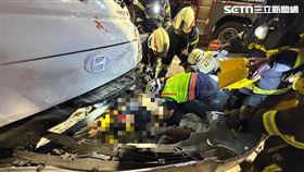 彰化,火鍋店,打烊,收攤,小貨車,車禍,父女,雙亡,車禍（圖／翻攝畫面）