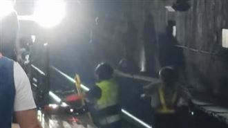 新／機車衝進板橋車站　男騎士闖軌道被逮