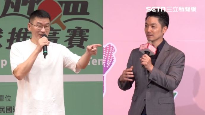 北市府撤銷京華城20%容獎，梁文傑（左）表示，撤銷一個行政處分，就是認定原來的行政處分違法或不當，這刀砍得很重（組合圖／翻攝畫面）