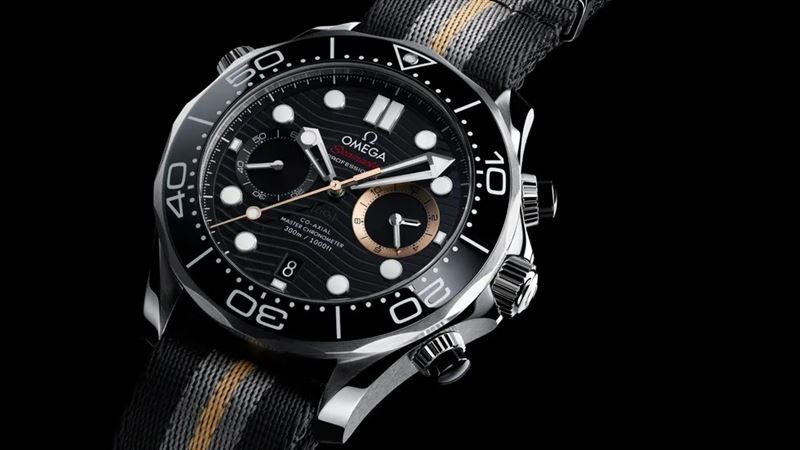 Omega Seamaster 300M 007 First Light計時腕錶。(圖/翻攝Omega網站)