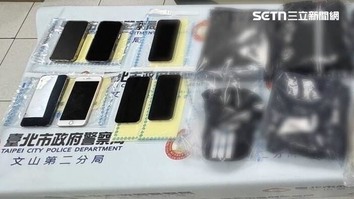北市王男等5人前往被害人租屋處暴力討債遭逮。(圖/翻攝畫面)