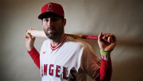 過去曾協助洛杉磯道奇隊奪冠的昔日功臣泰勒（Chris Taylor）目前效力於洛杉磯天使隊的3A鹽湖城蜜蜂隊。（圖／美聯社／達志影像）