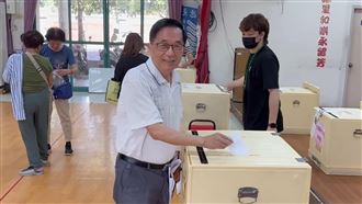 民進黨黨職改選　陳水扁首度台南投票
