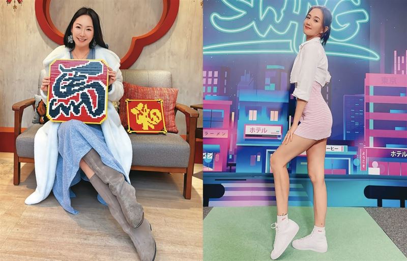 何妤玟（右圖）曾接下SWAG主持人工作，卻因直言不會考慮在SWAG直播，「我不OK。」引起王俐人（左圖）不滿。（翻攝自王俐人臉書、何妤玟IG）