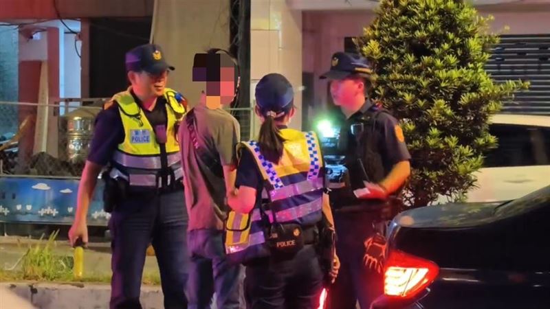 專案期間警方查緝過程。（圖／翻攝畫面）