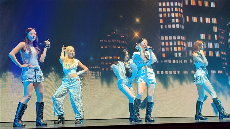 南韓女團EXID睽違近8年再度以完整體來台演出。（圖／讀者提供）