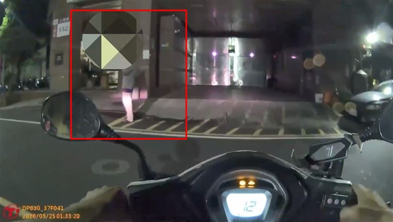 警方發現謊報的陳男。（圖／翻攝畫面）