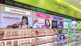 韓國Olive Young部分門市新增LINE Pay付款功能，讓台灣旅客消費更便利。資料照