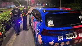 警方攔查過程。（圖／翻攝畫面）