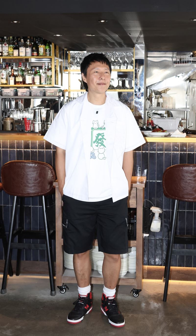 張啟樂為香港人。(圖/記者田俊彥攝影)