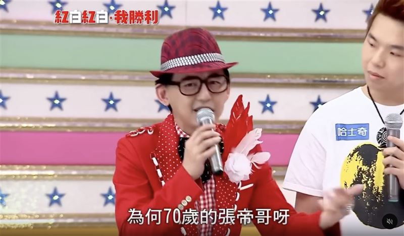 黃子佼在節目上嘲諷張帝娶嫩妹。（圖／翻攝自Threads）