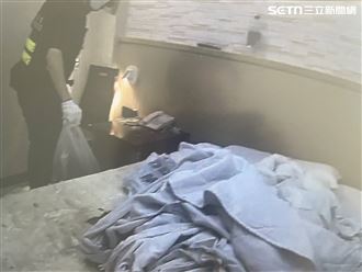新／旅館突燒起來！竟是2男吸毒燒爛棉被
