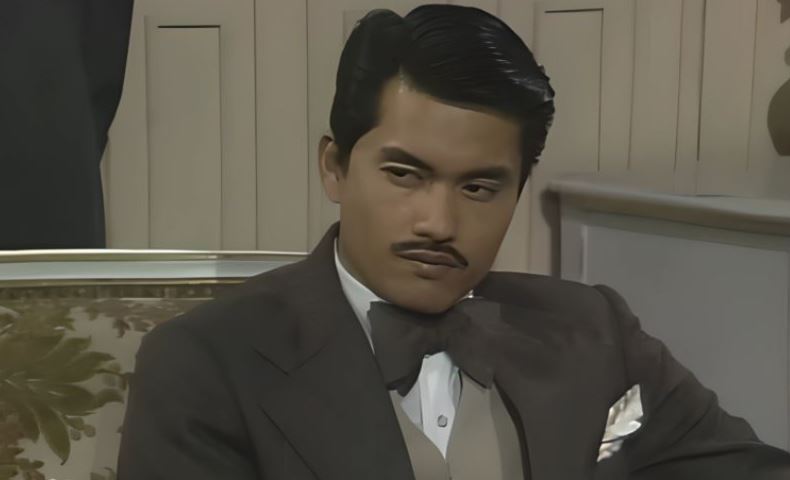 呂良偉當年在《上海灘》中飾演「丁力」一角紅遍大江南北。（圖／翻攝自微博）