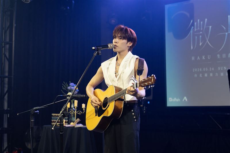 HAKU連唱15首歌曲，讓生日會相當值回票價。（圖／so-net提供）