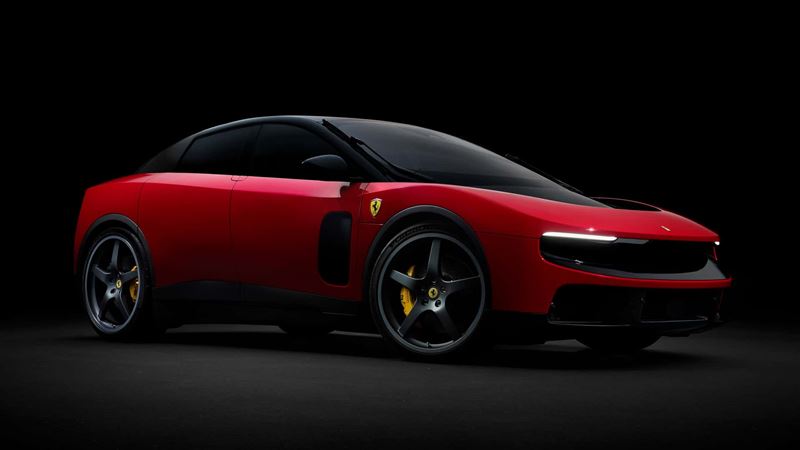 拋開傳統框架,外型顛覆車迷想像。(圖/翻攝Ferrari網站)