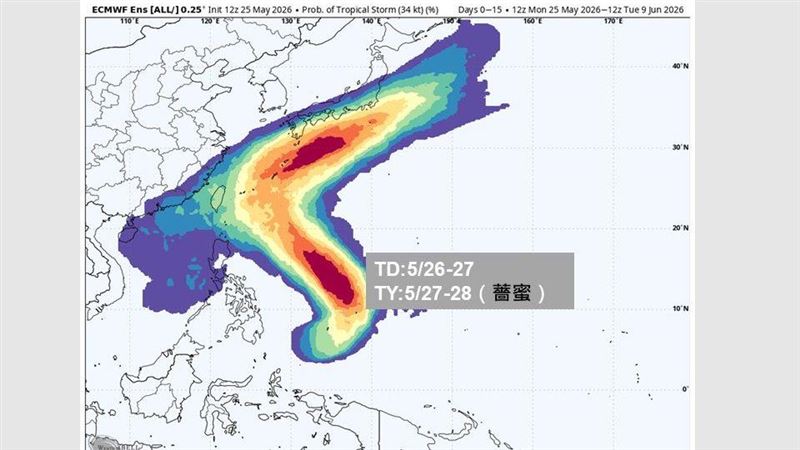 颱風薔蜜最快明生成!專家:6月梅雨爆發