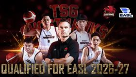 台鋼獵鷹前進EASL（East Asia Super League，東亞超級籃球聯賽）2026-27賽季。（圖／台鋼獵鷹提供） 