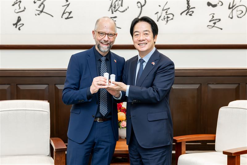 總統賴清德接見「德國國會友臺小組跨黨派議員訪問團」（圖／總統府提供）