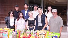 《晴空下的13度》開鏡儀式，演員潘君侖、林慶台、辛甘、鄧雨忱、阿布田、榮忠豪、傅顯皓、張英琪以及劉安晴皆親自到場參與。（圖／記者鄭孟晃攝影）