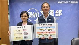 交通部公路局局長林福山說明高齡換照制度。（圖／記者李育道攝影）