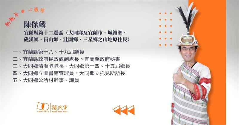 像宋楚瑜一樣不缺席!親民黨2026首波提名曝光 民眾黨落選頭跳槽(圖/翻攝自PFPTW臉書)