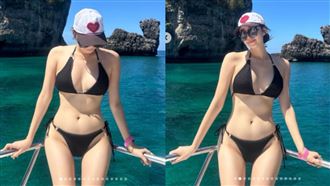 安芝儇穿黑比基尼！網噴鼻血喊：小安發瘋