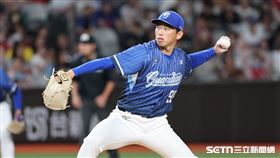 中職37年例行賽，富邦悍將先發投手阿部雄大。（圖／記者劉彥池攝影）