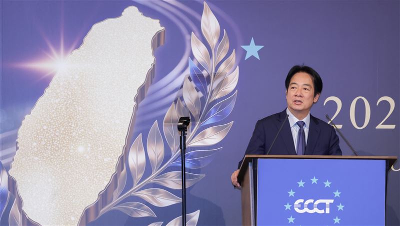 賴喊半導體與AI 台歐共築民主供應鏈