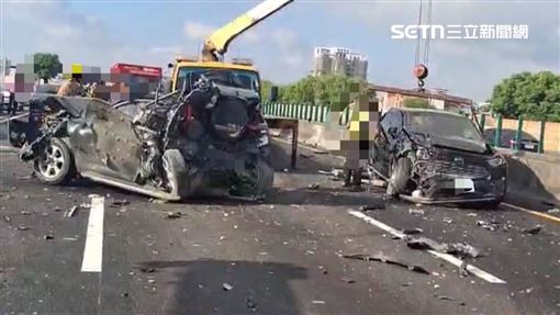 慘況曝！運將疏忽釀國道9車追撞…6人受傷