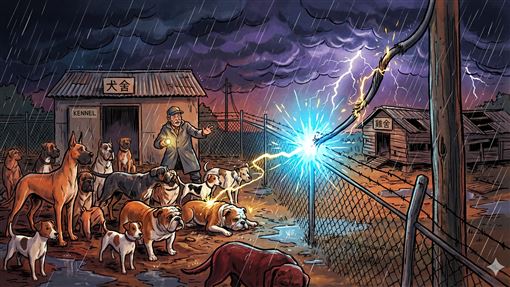 15隻進口名犬慘死！鄰居辯雷擊下場慘