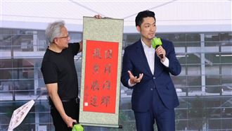 新／贈禮藏玄機！蔣萬安送黃仁勳「8」字