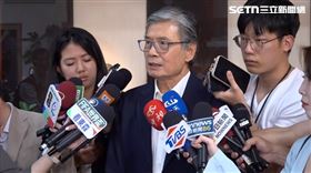金溥聰在專訪後接受媒體聯訪（圖／翻攝畫面）