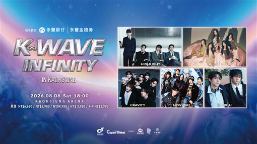 K-WAVE全卡司出爐　超強二代團將空降高雄