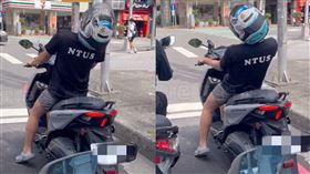 騎車等紅燈「喪屍抖」狂抽蓄！遭質疑毒癮發作　台中男大生親曝無奈真相（圖／翻攝自黑色豪門企業） 