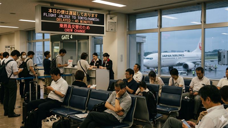 日航空姐驚傳酒測超標!害慘百人延誤
