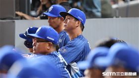 中職37年例行賽，富邦悍將打擊教練高國輝。（圖／記者劉彥池攝影）