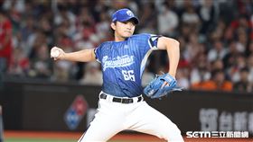 中職37年例行賽，富邦悍將先發投手李東洺。（圖／記者劉彥池攝影）