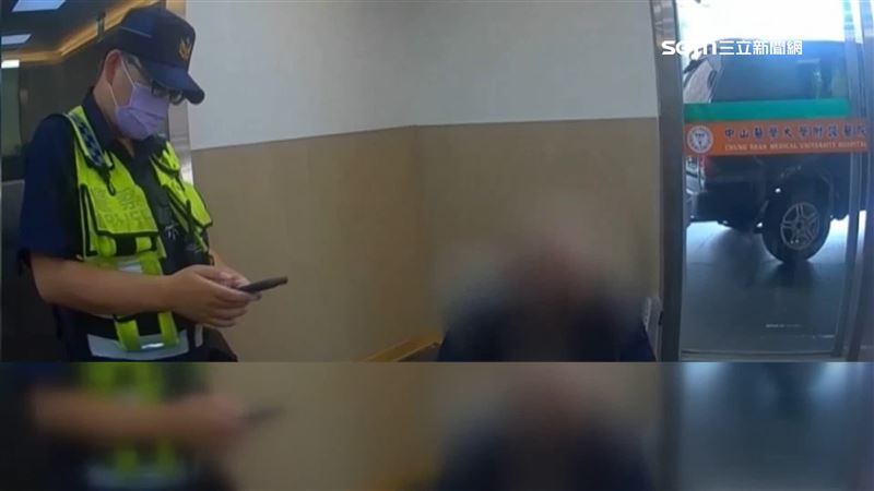 李姓男子情緒失控,面對盤問火氣大,但又說不清住址及家屬聯繫方式