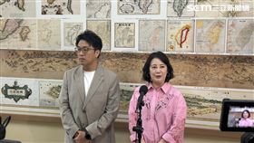 吳思瑤、沈伯洋立院受訪。（圖／記者詹宜庭攝影）