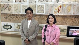 吳思瑤、沈伯洋立院受訪。（圖／記者詹宜庭攝影）