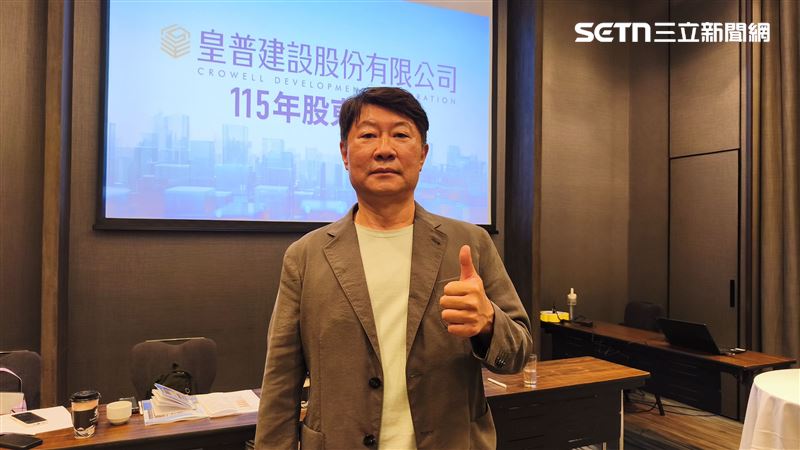 蘇永平指出，股市漲跌是一時的，蓋好房子是長久的，我們想還是專注於本業最重要。（圖／記者陳韋帆攝影）