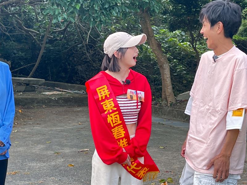 慈妹跟阿翔同台。(圖/民視提供)