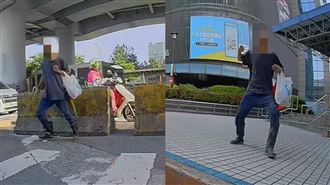 北車怪伯暴走隨機攻擊！大學生慘遇襲PO網